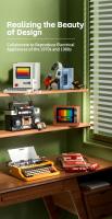DIY Vintage Electrodomésticos Muebles TV Ordenador Cintas Walkman Playstation Radio Bloques de construcción Modelos Juguetes Adornos Eléctricos Puzzles estereoscópicos Regalos - details 1
