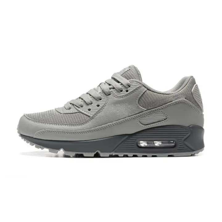 Zapatillas Deportivas Casuales para Hombres y Mujeres Superficie de Malla, Retro, Zapatillas para Correr, Clásicos, Zapatillas de Cojín de Aire Grises - 1