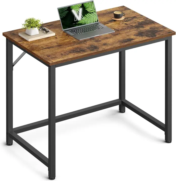 Mesa de Trabajo Pequeña Industrial Ideal para Teletrabajo, Estudio, Dormitorio 60 x 135 x 76cm - 1