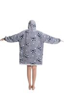 Sudadera con capucha de Sherpa para mujeres, hombres y adolescentes, manta usable de gran tamaño, manta gruesa y cálida, Sudadera con capucha grande - details 13