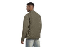 Chaquetas bomber de cuello alto para hombre, camisetas cálidas acolchadas de algodón, rompedores retro, chaqueta artesanal, moda de otoño e invierno - details 4
