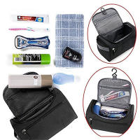 Bolsa De Maquillaje Impermeable Para Hombres Y Mujeres Organizador De Belleza Estuche De Cosméticos Bolsa De Viaje Con Cierre De Cremallera Tamaño Medio - details 3