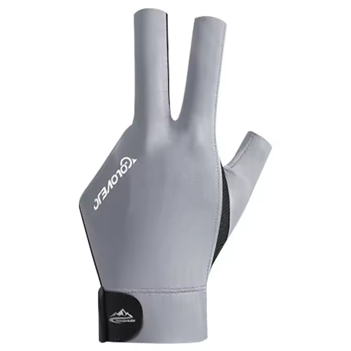 Guantes deportivos resistentes al desgaste, accesorios de billar, guantes de tres dedos, guantes antideslizantes, guantes abiertos de 3 dedos, guantes de billar - 1