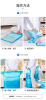 Bolsas de vacío de compresión para almacenamiento de ropa, accesorios de viaje, grandes bolsas de plástico para guardar mantas - details 10