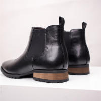 Botas de vaquero occidentales bordadas vintage Botas Chelsea de tacón cuadrado con parte superior baja - details 13