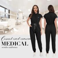 Hospital enfermera Doctor batas quirúrgicas mono exfoliante de alta calidad uniforme médico de enfermería multicolor uniformes de SPA de belleza. - details 10