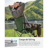 Sillas Portátiles Plegables 120kg Carga Ideal para Acampar, Jardín, Pesca, Playa, Terraza - details 1
