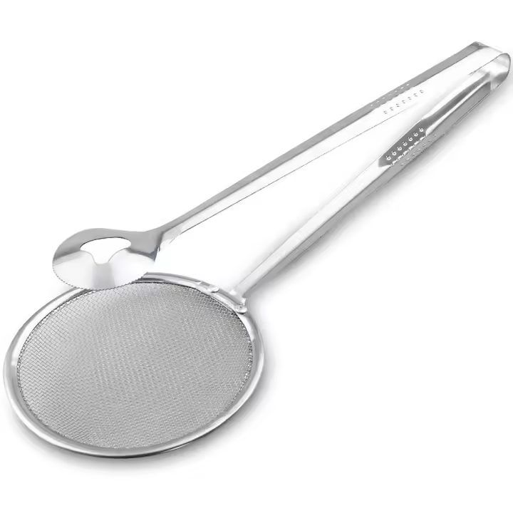 Cuchara Filtradora de Acero Inoxidable Multifuncional para Freír y Barbacoa - 1