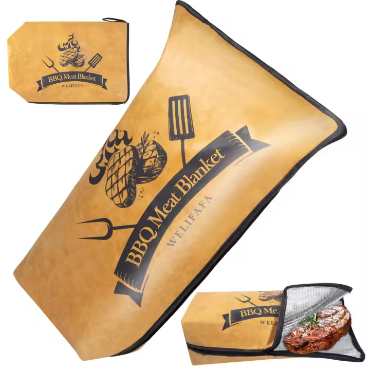 Manta aislante para carne de barbacoa, manta para pechuga, ahumador reutilizable, accesorios para asar - 1