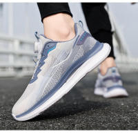 Zapatos de malla de seda de pescado, zapatos para correr con hebilla giratoria acolchada para hombres y mujeres - details 8
