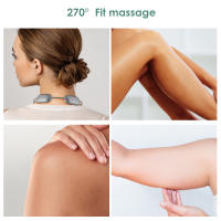 Masajeador de Cuello con Microcorriente Baja Frecuencia Estimulador Muscular Eléctrico Alivio del Dolor Cervical Protección para la Columna Vertebral - details 3