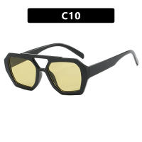 Gafas de sol irregulares de doble haz 2023 nuevas gafas de sol retro con personalidad gafas de sol de tendencia de celebridades de internet - details 6
