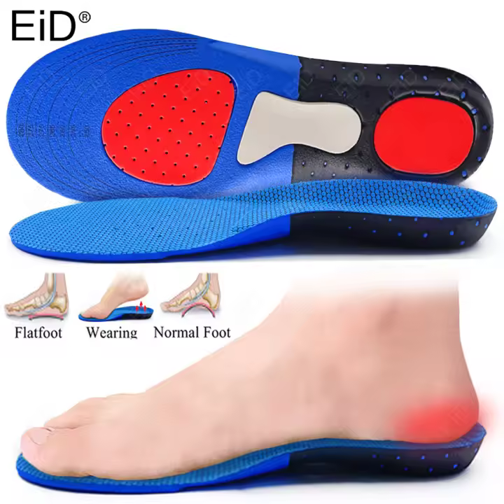 Plantillas suaves ortopédicas para hombre y mujer, almohadilla ortopédica con absorción de impacto, soporte para ARCO, suela para correr - 1