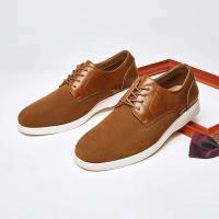 Zapatos casuales de cuero con cordones y punta redonda inglesa para primavera y otoño 2024 para hombre - details 2