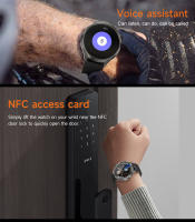 Reloj inteligente 1,85 pulgadas HD pantalla grande NFC Reloj inteligente hombres Bluetooth llamada presión arterial GPS al aire libre seguimiento deportivo Smarthwatch brújula esfera personalizada salud Smartwatch - details 19