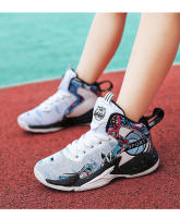Zapatos de baloncesto antideslizantes para niños, zapatos deportivos transpirables, cómodos zapatos atléticos de entrenamiento de gimnasia, Zapatillas altas para niños - details 20