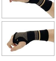 Protector de gimnasio para Crossfit, muñequera deportiva para culturismo, soporte de compresión, vendaje protector de muñeca tejido, 1 ud. - details 10