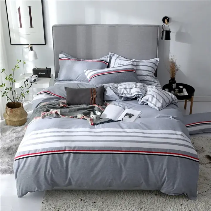Funda de Edredón Estilo Minimalista 220x240/200x200 para Cama Doble Queen King Sin Funda de Almohada - 1