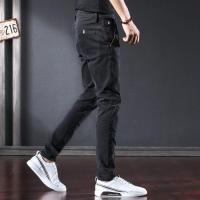 Jeans Estilizados para Hombres Pantalones de Primavera y Otoño Ajuste Cinturón Alto - details 2