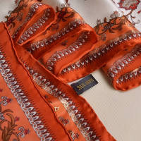 BYSIFA Bufanda de Seda Turquesa de Estilo Europeo Ideal para Primavera/Verano - details 15