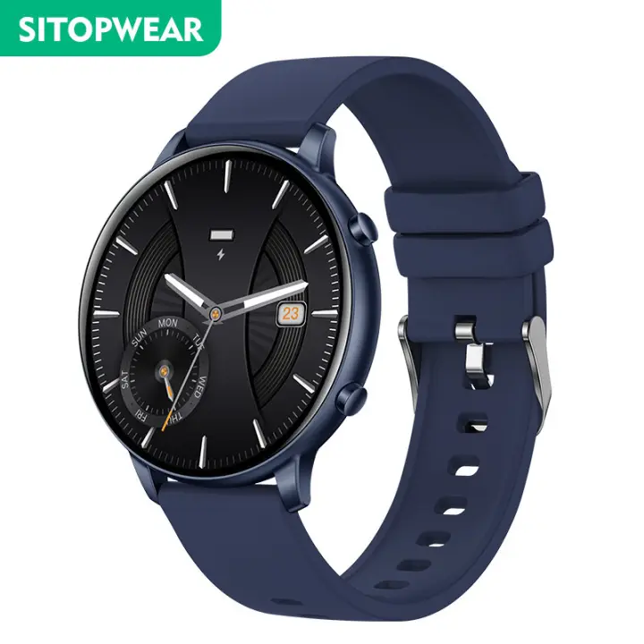 Reloj Inteligente Hombres Mujeres, Smartwatch with Llamadas Bluetooth, Notificaciones, Esferas Personalizables, Monitoreo de Frecuencia Cardíaca en Tiempo Real y Sueño, 100 + Modos, Control de Música, Compatible with Android/iOS - 1
