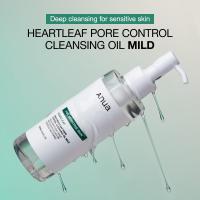 ANUA Duo: Aceite limpiador para control de poros Heartleaf, limpiador espumoso suave e hidratante para una limpieza doble, facial diario - details 1