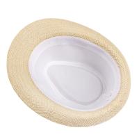 Unisex Hat Men Women Fedora Trilby Wide Brim Straw Cap Beach Sun Gentleman Adlut - details 3