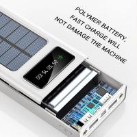 Cargador portátil Solar Power Bank 12000Mah/20000Mah  Gran Capacidad Incorporado 5 Salidas y 3 entradas Cable y Linterna Compatible con Todos los teléfonos Inteligentes y Dispositivos USB - details 2