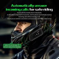 Moto walkie-talkie Casco de moto Auricular Bluetooth 5.1 6 conductores 800 metros comunicador impermeable - details 10