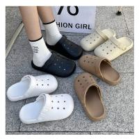 Feslishoet Mules Zapatos Parejas Zapatillas de Verano Sandalias Slides Mujer EVA Suave Antideslizante Acogedor Nube Adecuado Interior y Exterior - details 13