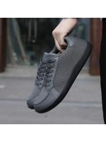 2025 nuevos zapatos deportivos Flyknit de primavera y otoño, transpirables, para estudiantes, para correr, para hombre, con suela suave, zapatos de viaje. - details 5