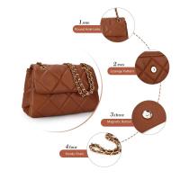 Bolso de hombro para mujer, bolso cruzado con correa de cadena, mochila de lujo de alta gama - details 1