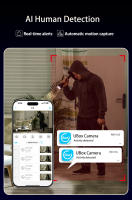 Cámara de vigilancia para el hogar 4G de la UE, detección de movimiento PIR, minicámara de seguridad interior gran angular de larga espera, ver en el móvil - details 4