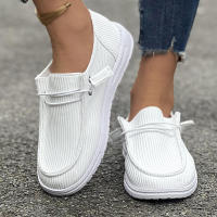 Zapatos vulcanizados informales para mujer, mocasines cómodos sin cordones para deportes al aire libre, 2024 - details 1