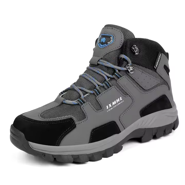 Botas de montaña impermeables para hombre, correas antideslizantes para exteriores, mochileros, senderismo, invierno 0 1 9 - 1