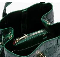 Bolso Bandolera Para Mujer CH Embossed Con Diseño De Impresión De Letras Gran Capacidad Elegante Temperamento Bolso De Mano Casual - details 27