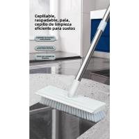 Cepillo de limpieza para el hogar con mango largo para baño, giratorio, para mercancías diarias generales - details 0