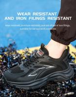 Zapatos de Seguridad de Acero Ligero y Transpirable Mocasines de Trabajo Inolvidables para Hombres - details 10