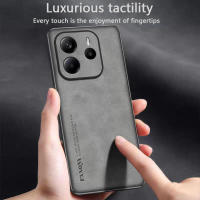 Funda de teléfono de cuero retro para Xiaomi Redmi 4G, Note 14 5G, cubierta protectora a prueba de golpes y prevención de caídas - details 1