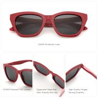Gafas de sol polarizadas cuadradas de moda para mujer, protección UV400, gafas de sol de mariposa para damas, compras Gif - details 13