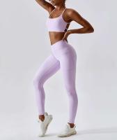 Conjunto de yoga sin costuras de 2 piezas para mujer, sujetador para gimnasio y correr, ropa deportiva, body, sujetador deportivo - details 50