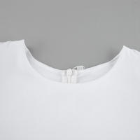 Vestido largo sin mangas con cintura ajustada para mujer, vestido largo sin mangas con abertura en los extremos, color blanco, novedad de verano, primavera - details 13
