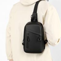 Bolso informal con tirantes laterales para hombre, bolso de pecho de Color sólido, bolso de hombro masculino, bolso deportivo, bolso cruzado para teléfono Oxford, deporte - details 4