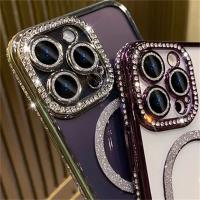 Funda Transparente de Diamante para iPhone Carga Inalámbrica Magnética Accesorios de Electrónica - details 11