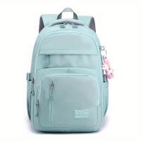 Mochila de nailon de moda para mujer, mochila informal resistente al agua de gran capacidad con correas ajustables - details 11