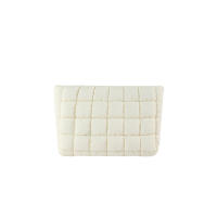 Bolso De Maquillaje Para Mujer Padded Quilted Gran Organizador De Cosméticos Bolsa De Almacenamiento De Maquillaje Puffer Estuche De Belleza Clutch Handbag - details 8