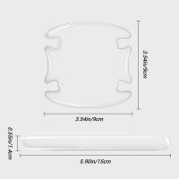 Protector antiarañazos para manija de puerta de coche, película protectora Invisible para vehículos - details 3