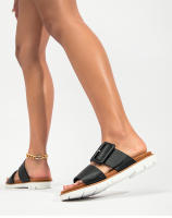 Sandalias de verano para mujer, con suela gruesa, estilo informal, antideslizantes, para embarazadas, 2025 - details 11