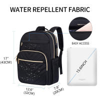 Mochila para ordenador portátil de 15,6 pulgadas, Mochila para mujer, antirrobo, viaje, trabajar, fiesta - details 2