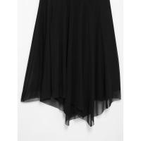Vestido de malla de seda plisado clásico para mujer nuevo estilo hecho a mano - details 20